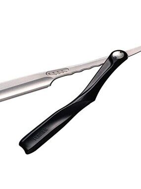 *NEW* Feather Artist Club Black SS Folding Handle Razor